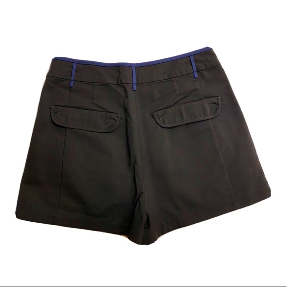 Celine Blue Black Tuxedo Crop Shorts - Picture 2 of 7